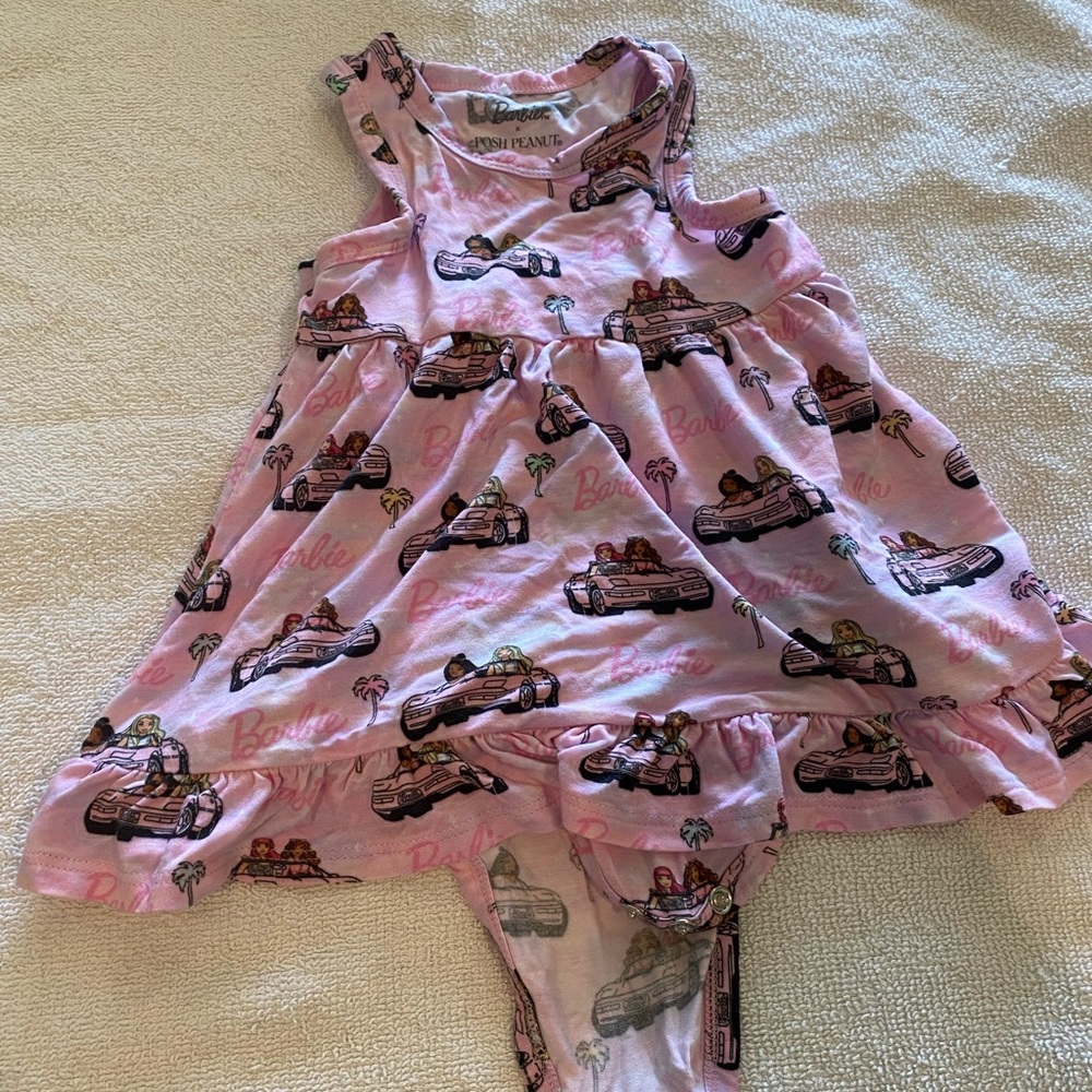 Posh Peanut Cruisin Barbie RacerBack Dress